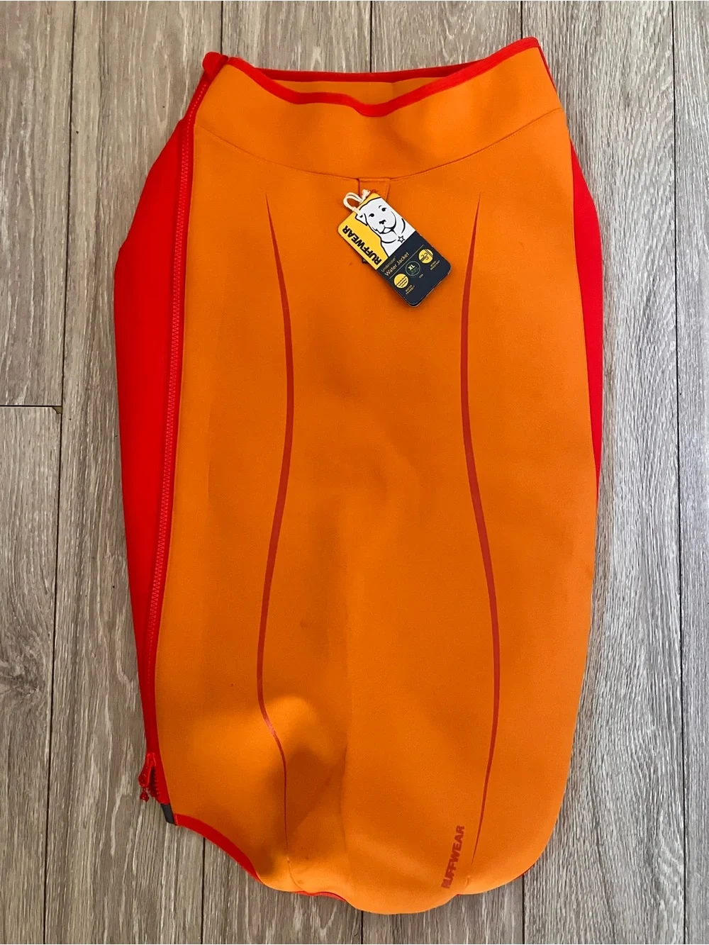 RuffWear Undercoat Water Jacket for Dog Orange and Red Size XL NEW